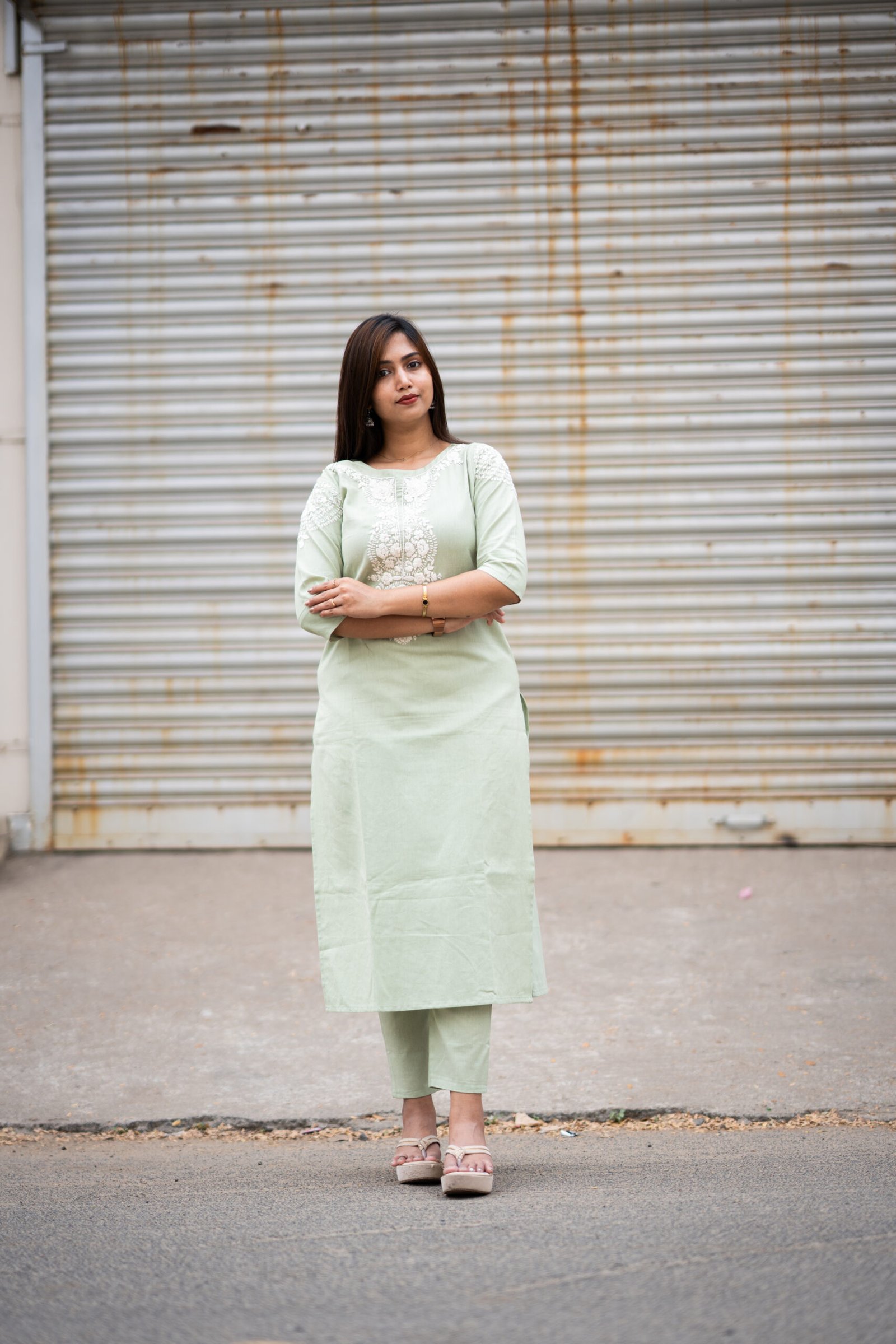 Gizia - Sage Green Co-ord Set - Image 11