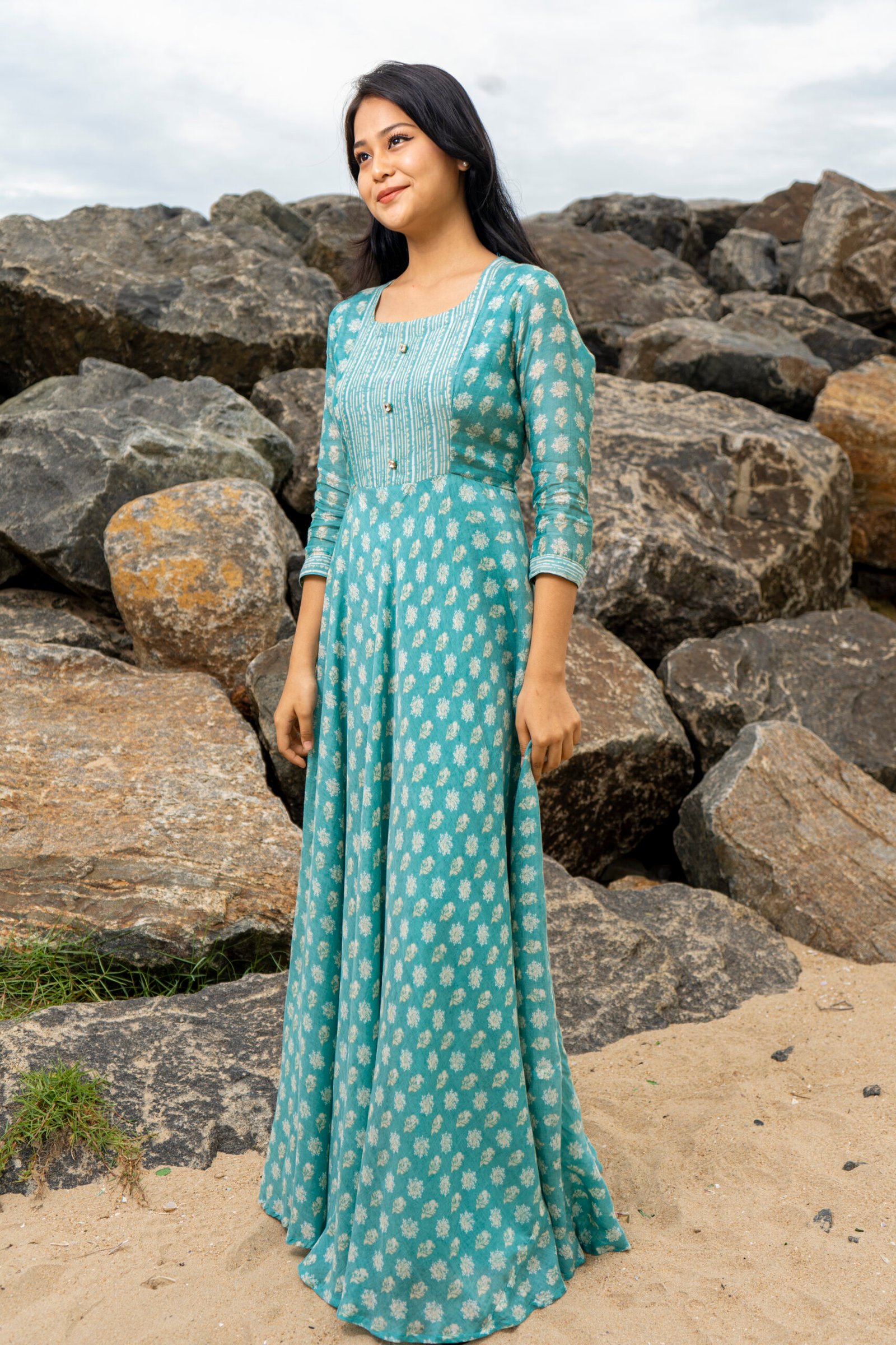 Aqua Blue Maxi - Image 5