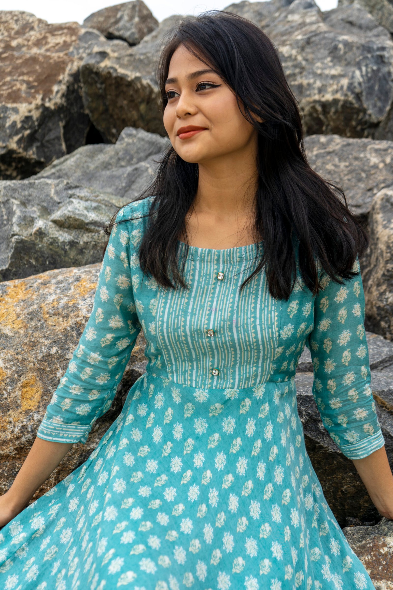 Aqua Blue Maxi - Image 4