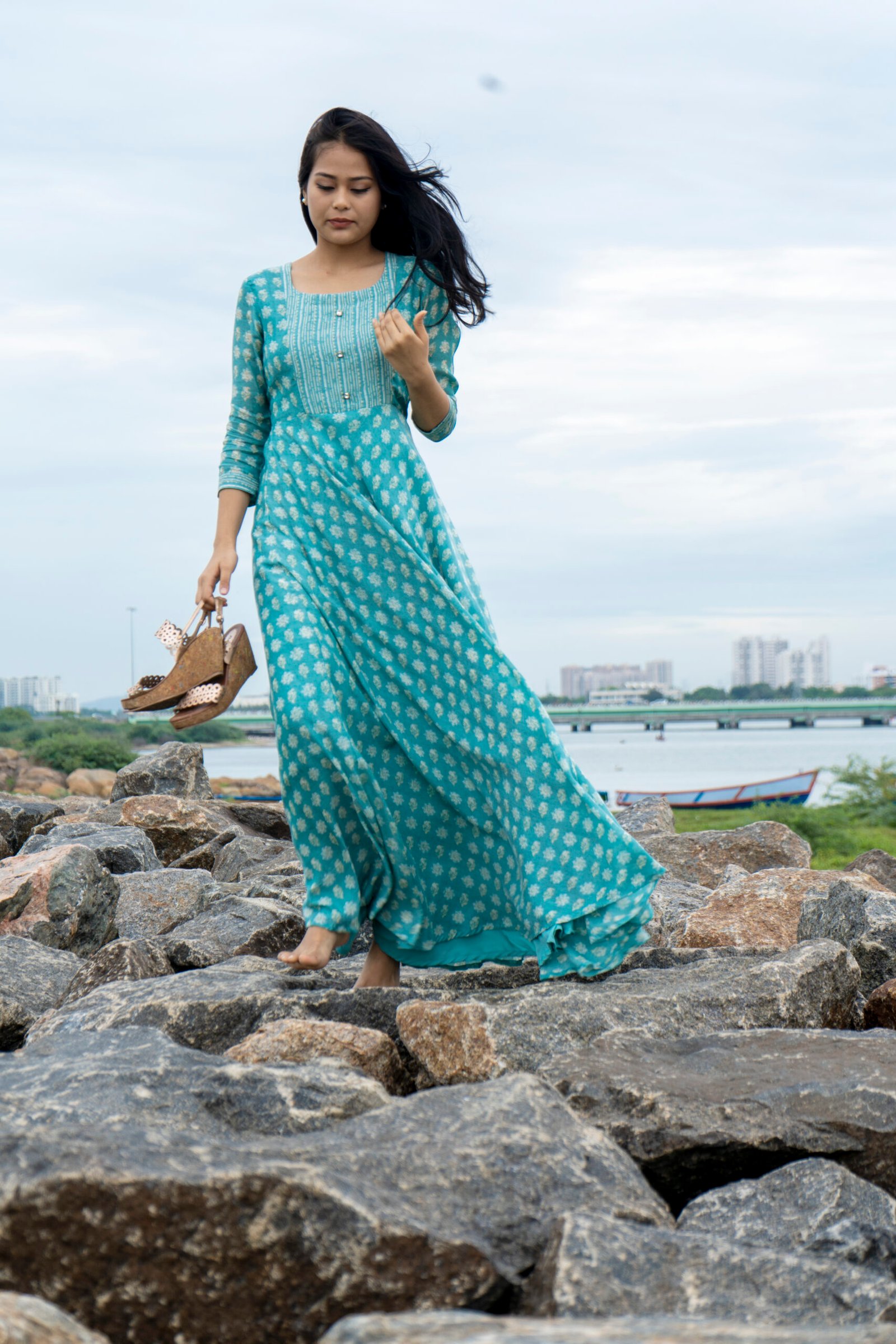 Aqua Blue Maxi - Image 2