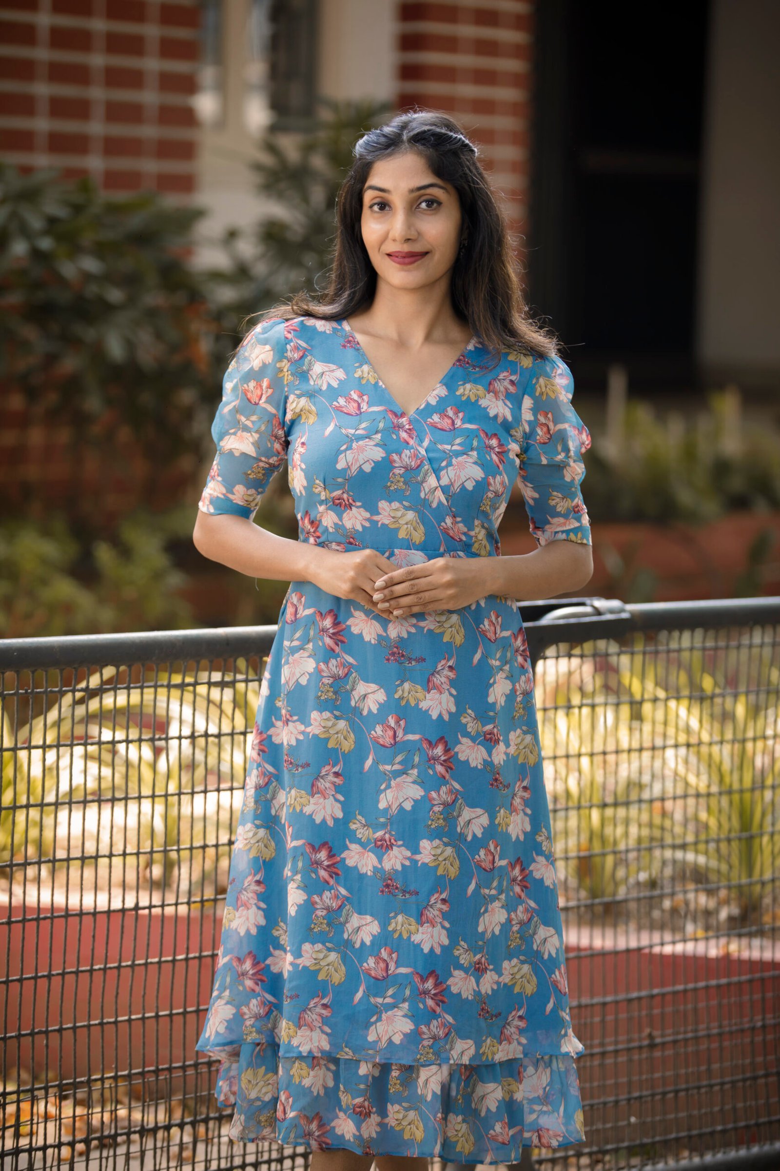 Indigo Blue Dress - Image 3