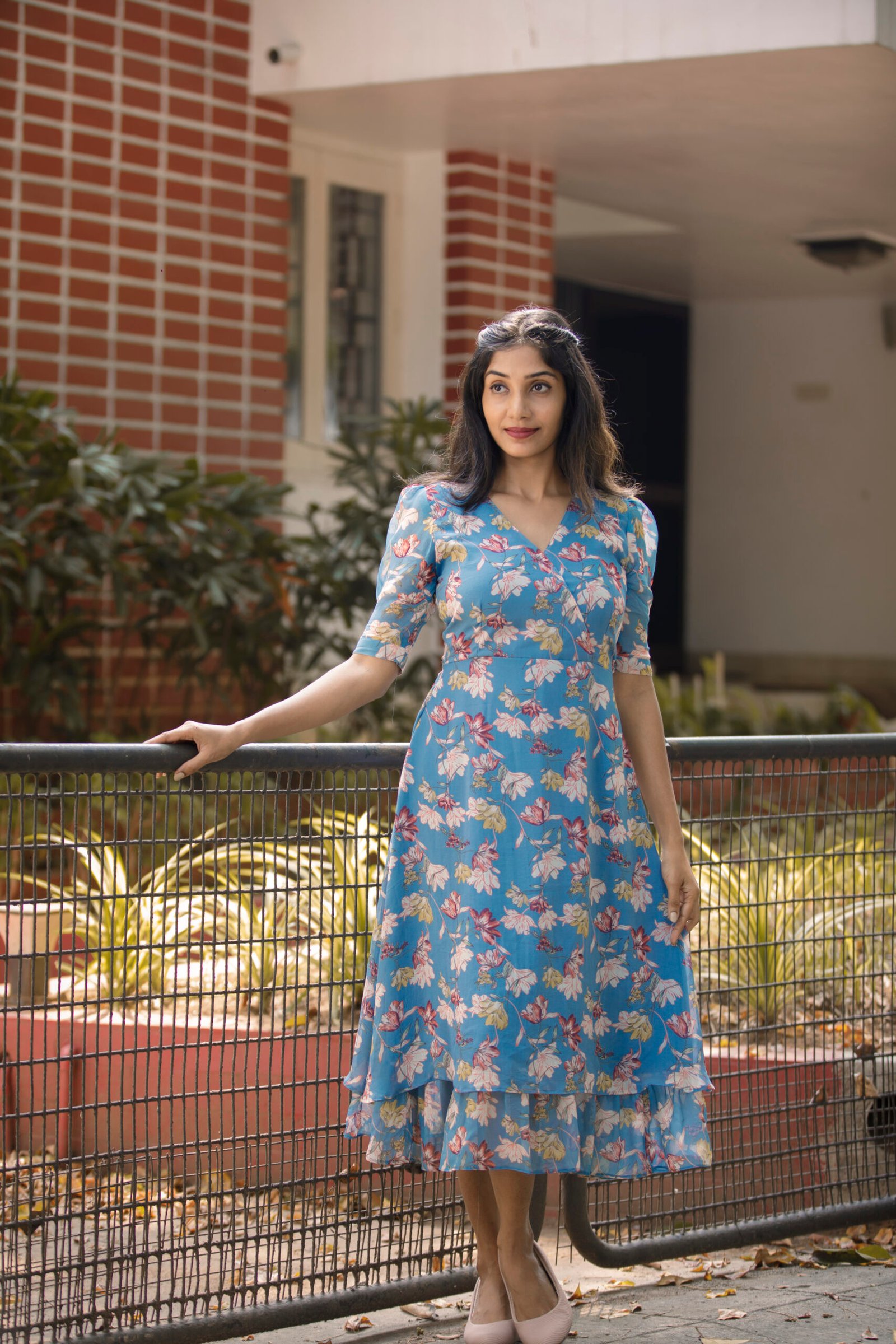 Indigo Blue Dress - Image 2