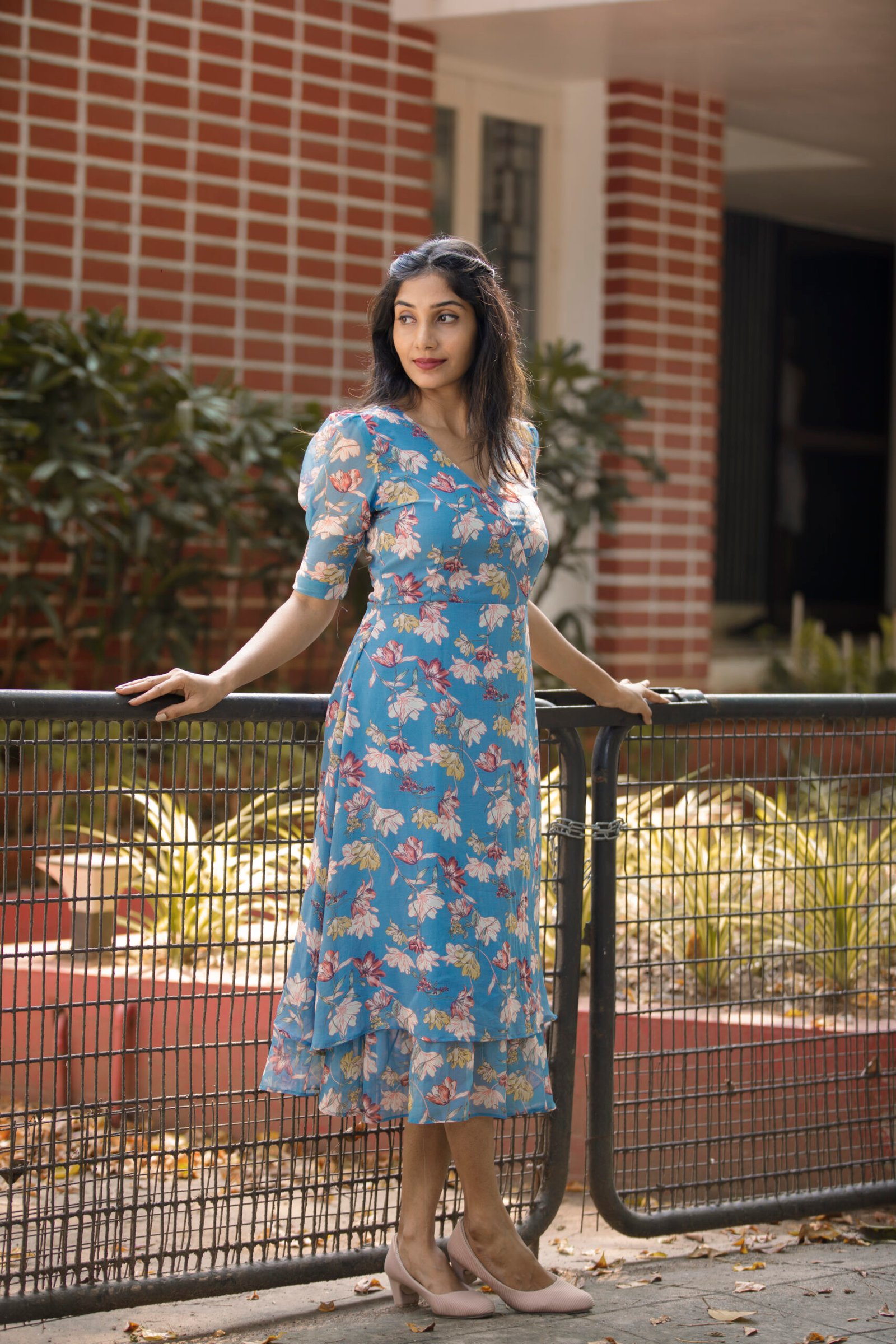 Indigo Blue Dress - Image 11