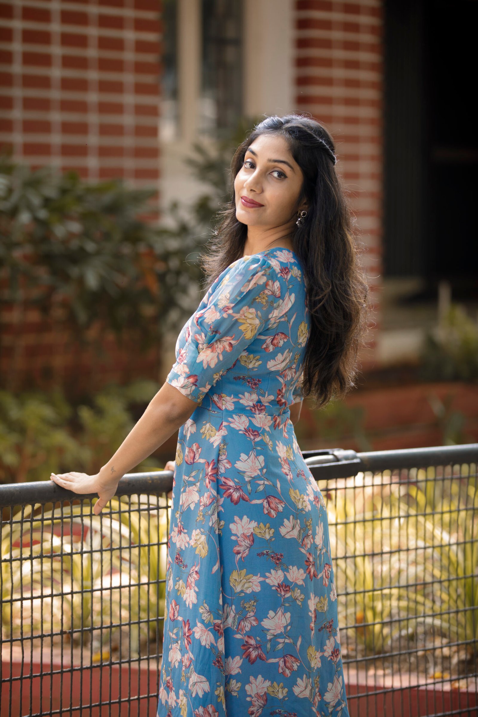 Indigo Blue Dress - Image 9