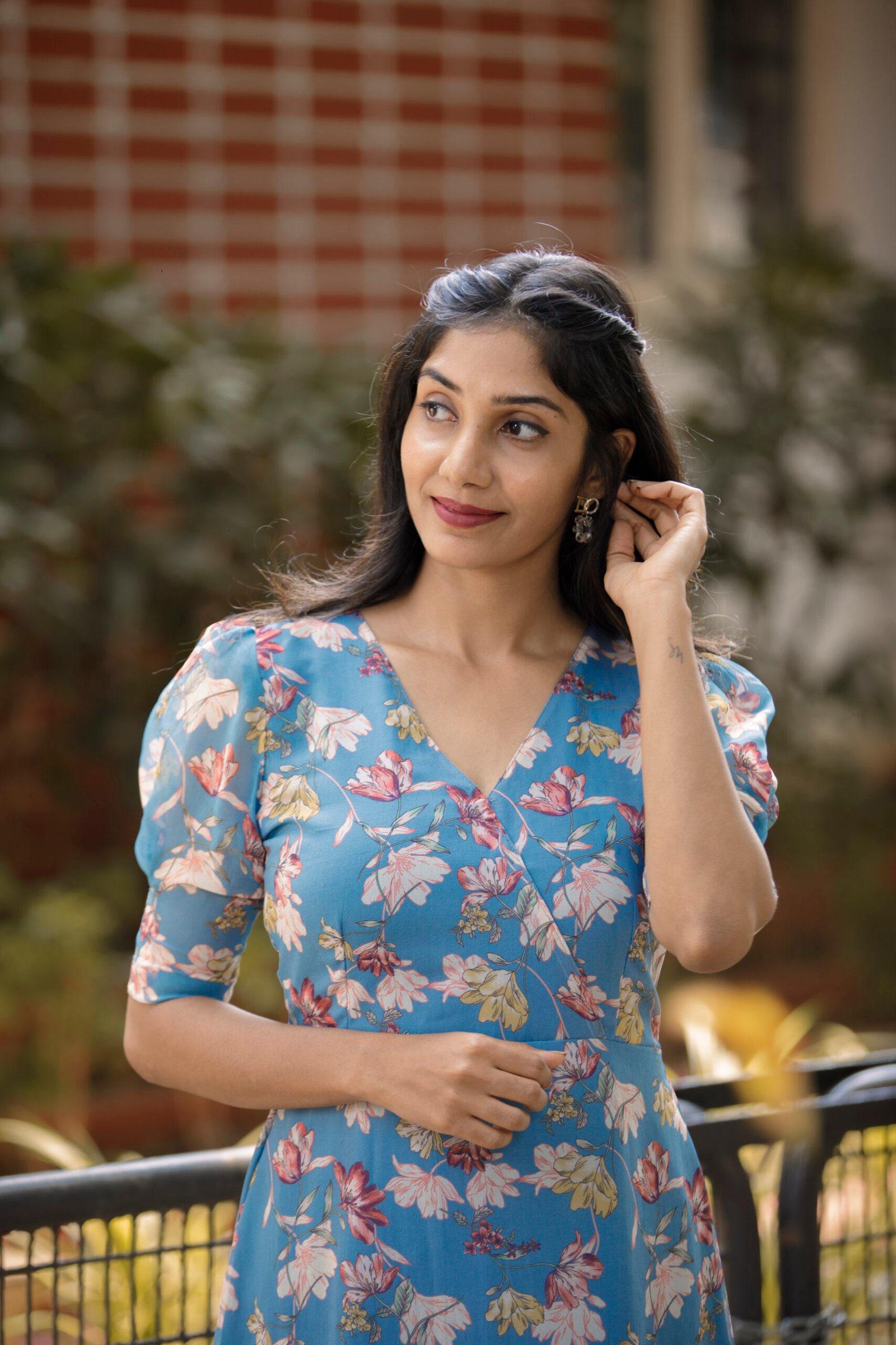 Indigo Blue Dress - Image 7