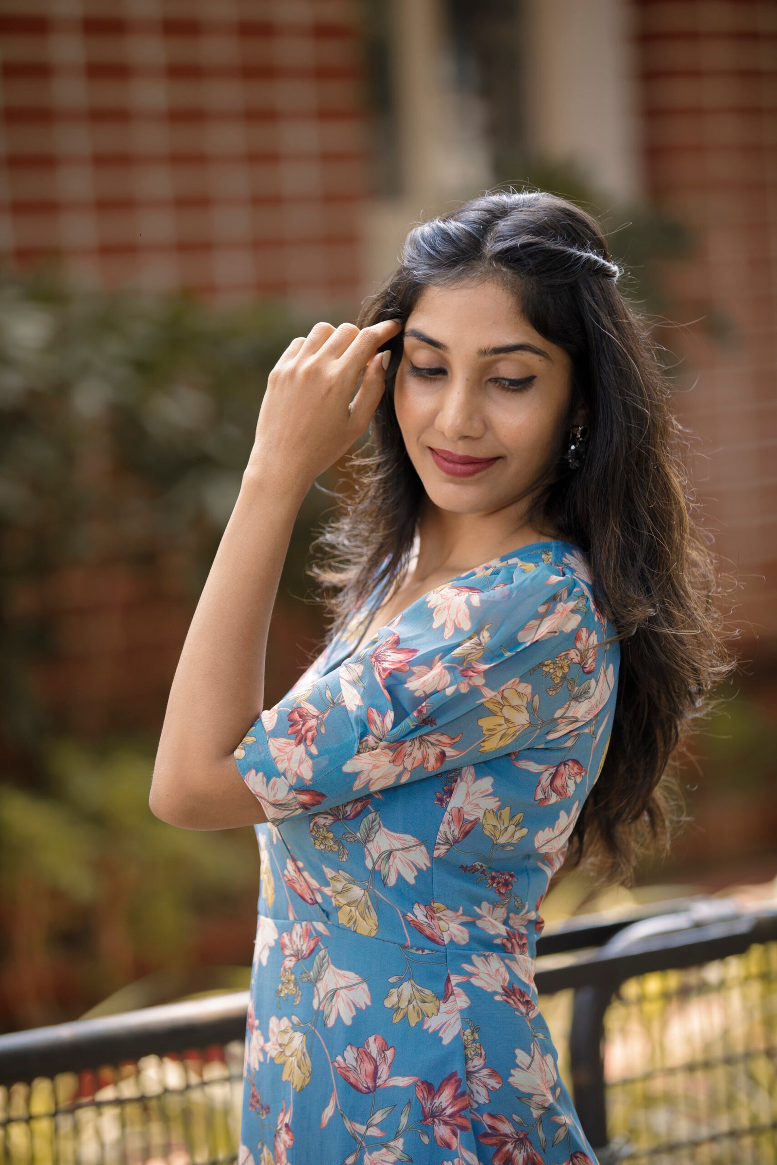 Indigo Blue Dress - Image 4