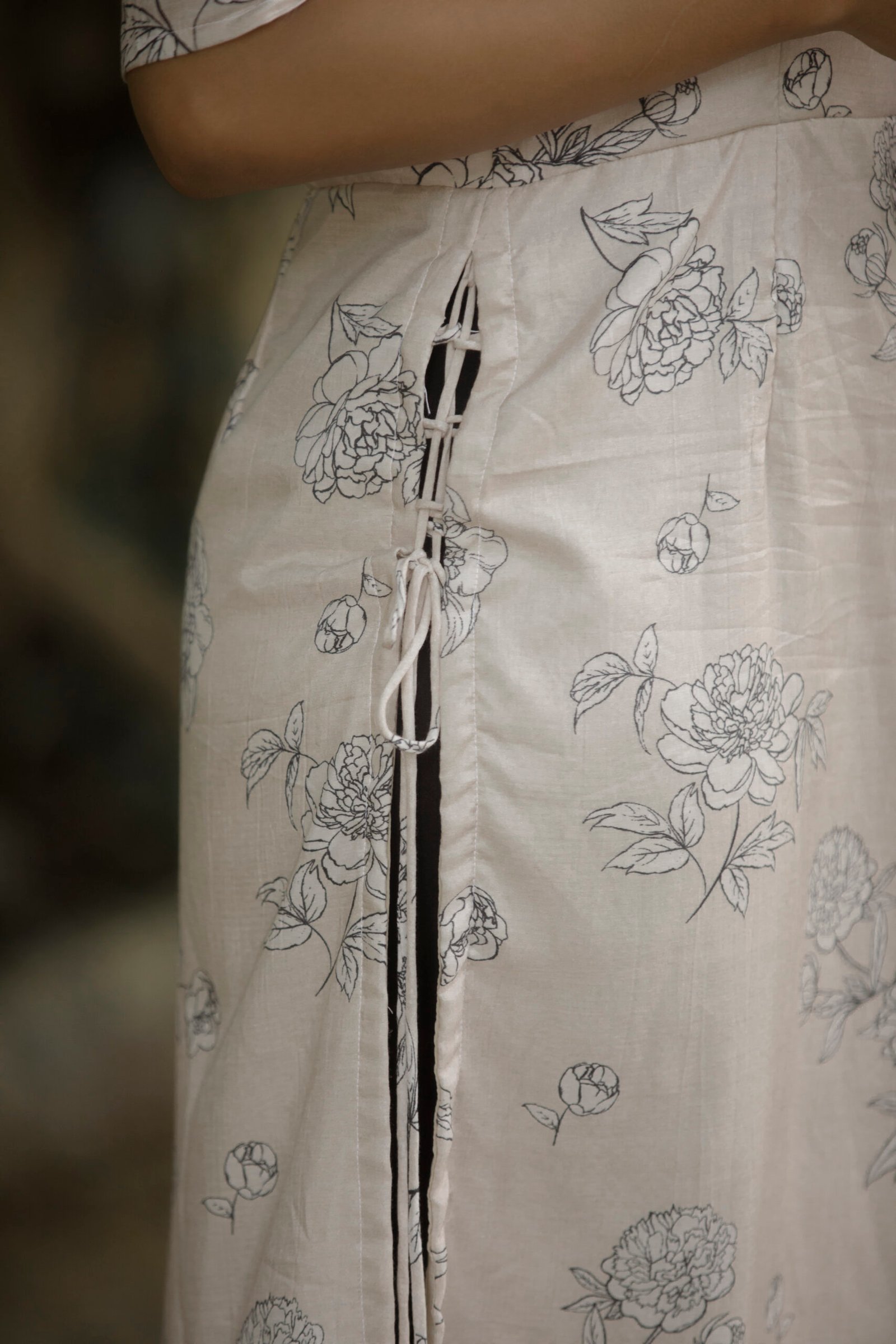 Cream Silk Kurti - Image 13